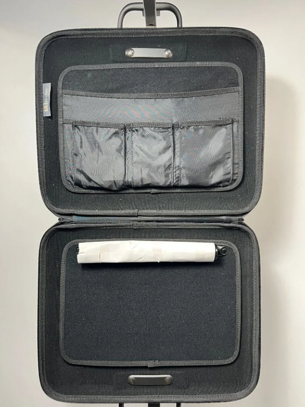 MH Way Soft Briefcase by Makio Hasuike -Black Minimalist Architect Portfolio NWT